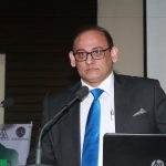 Hassan Dawood Butt, Deputy Project Director CPEC delivering presentation on CPEC Projects